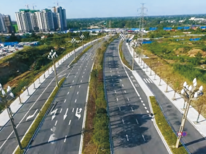 隆昌向阳路东一段道路工程